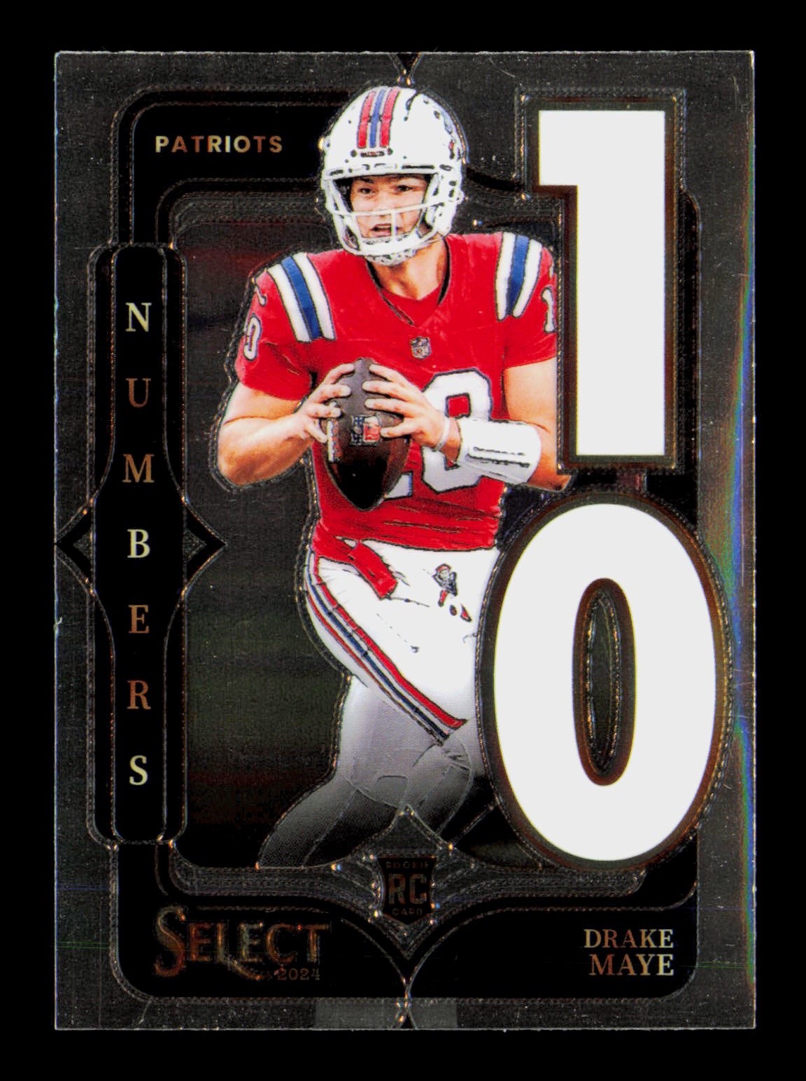 2024 Panini Select #20 Drake Maye Select Numbers