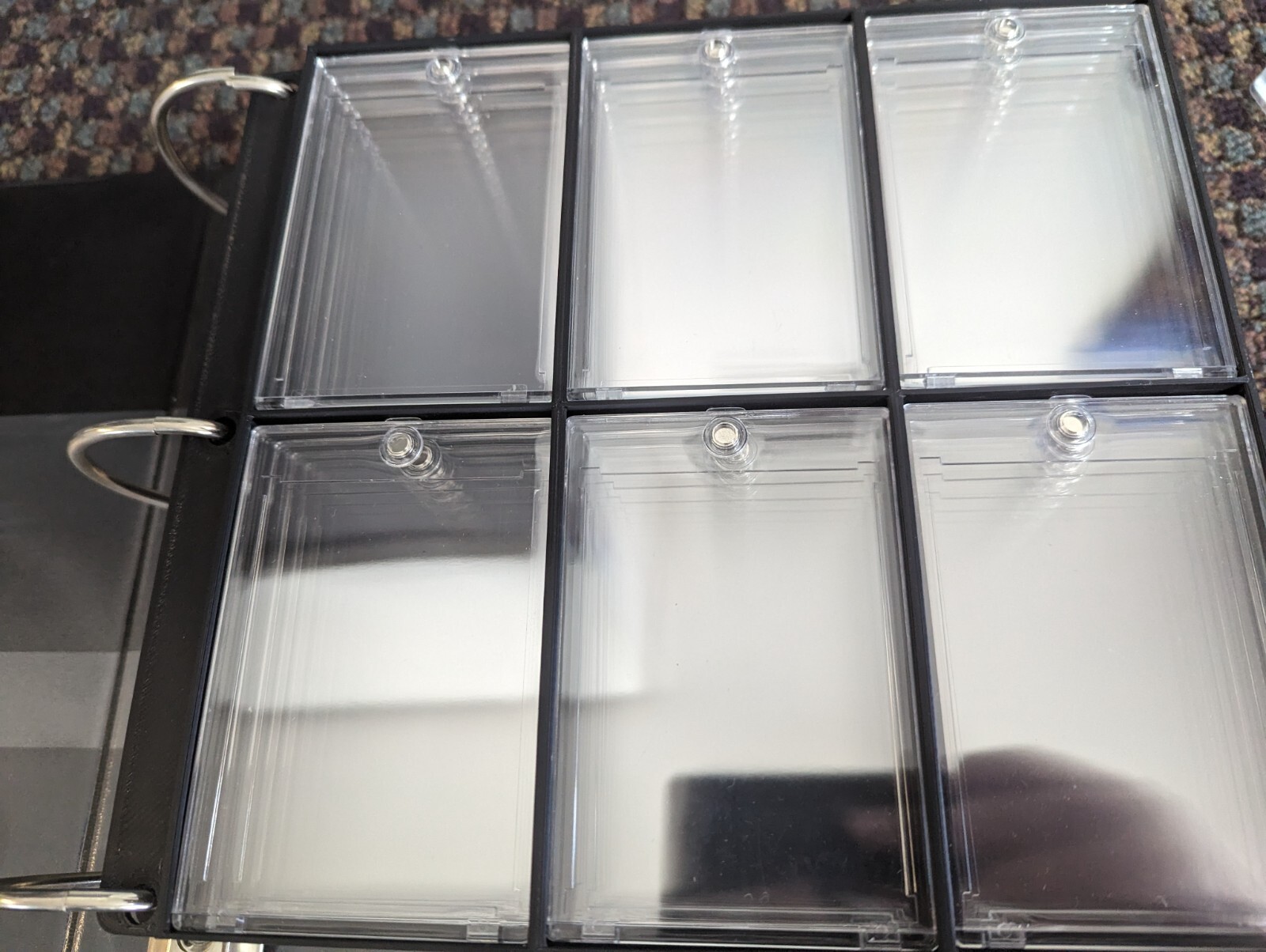 130pt -180pt Pro Slab 3 Ring Binder Page Magnetic for Ultra Pro / BCW only