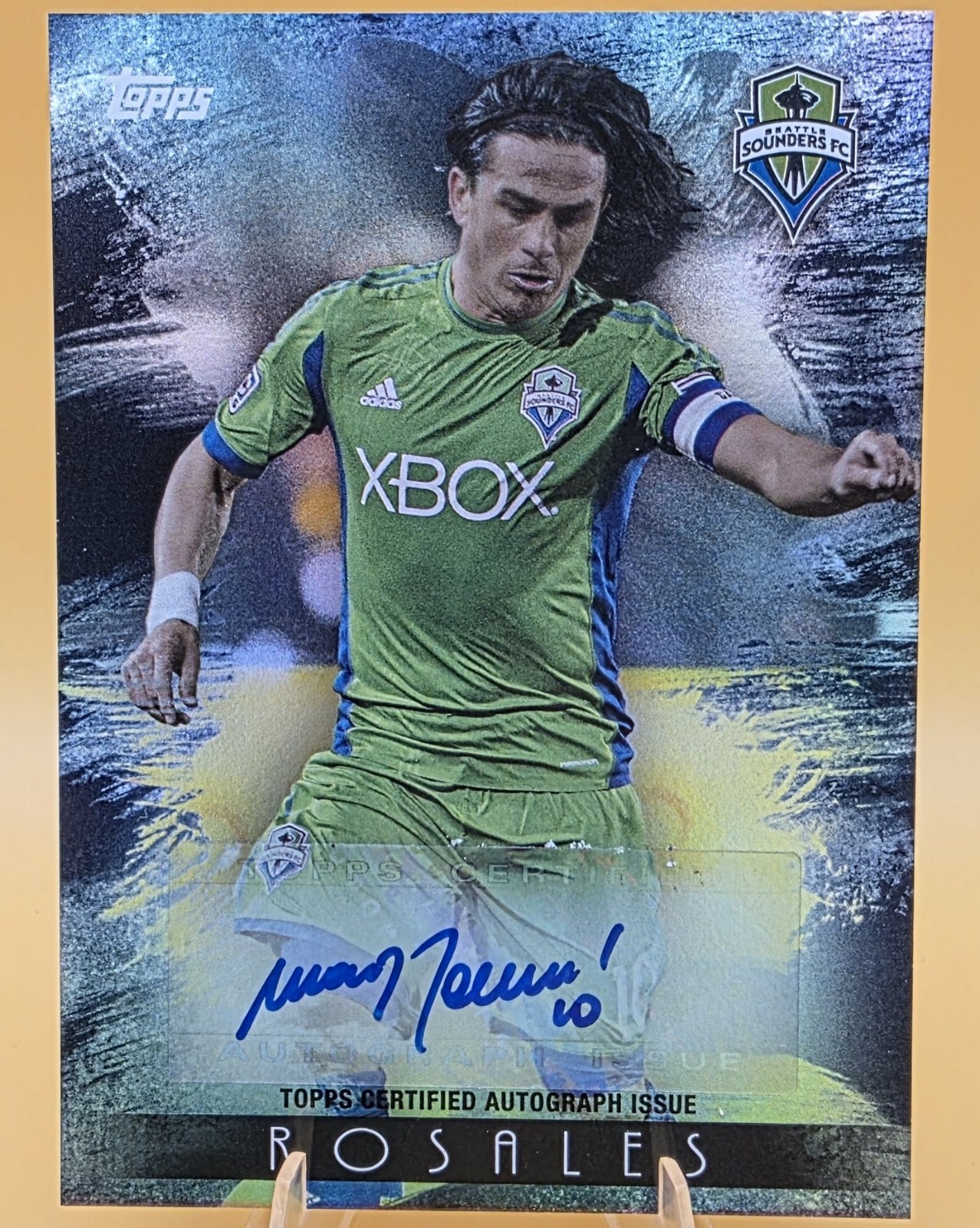2013 Topps MLS – Maestro Autographs Mauro Rosales #MA-MR Black /10 (AU)