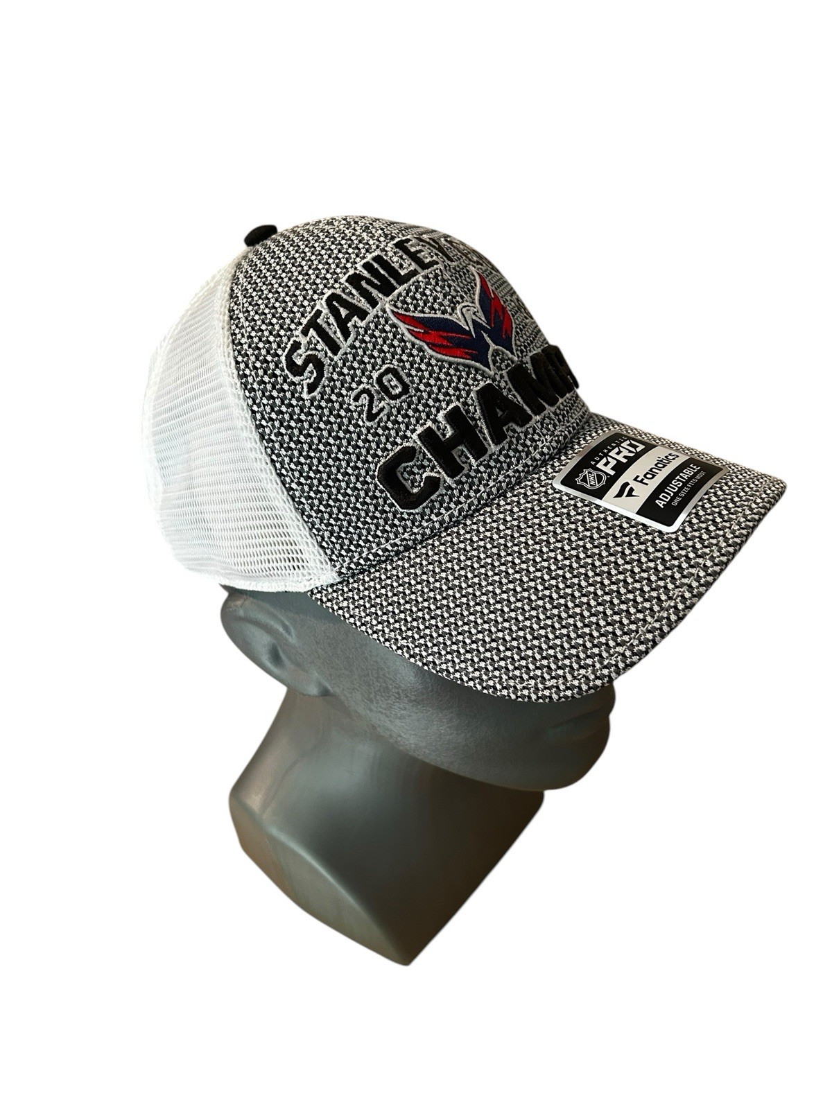 Washington Capitals 2018 Stanley Cup Champions Mesh Trucker Cap Hat Fanatics NEW