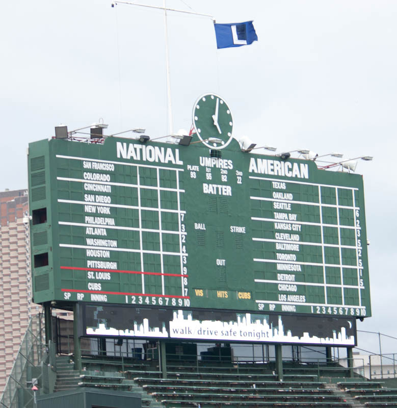 Chicago Cubs Lose Blue “L” Flag