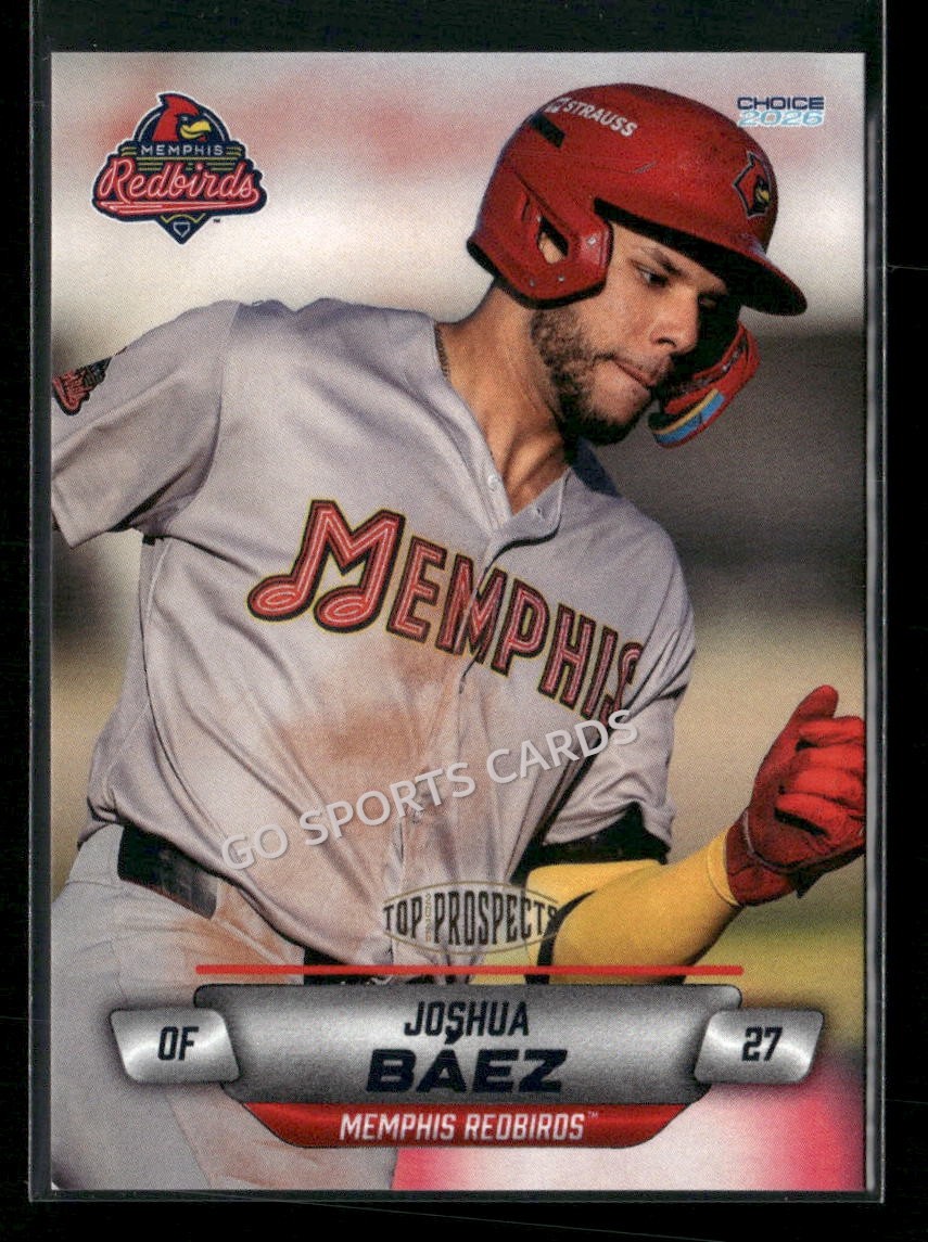 2026 AAA Top Prospects Memphis Redbirds Joshua Baez RC Rookie Cardinals