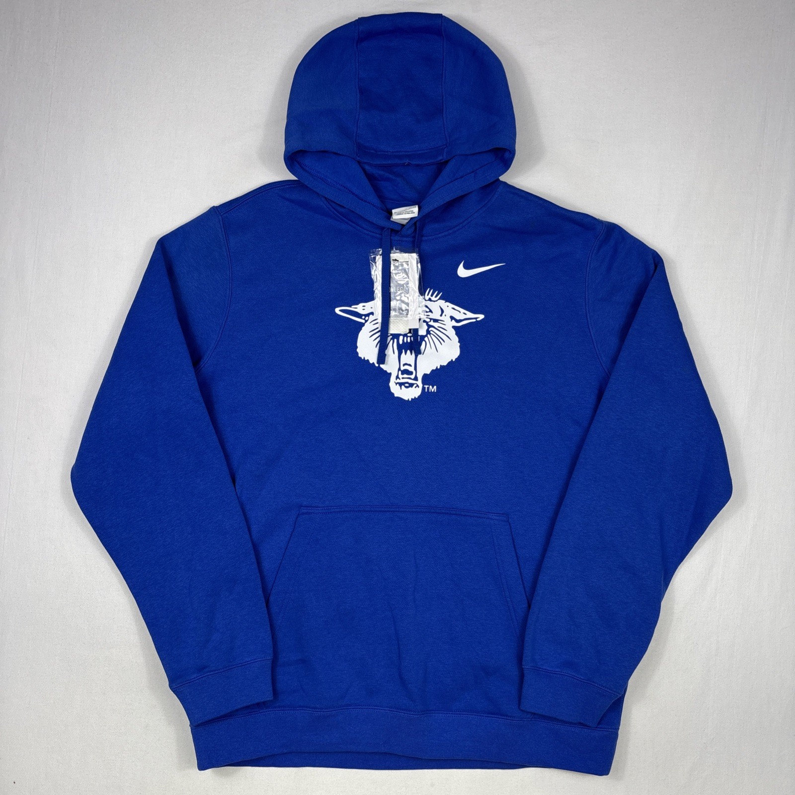 Nike Kentucky Wildcats Hoodie Men’s XL Blue Pullover NCAA Throwback Logo NEW