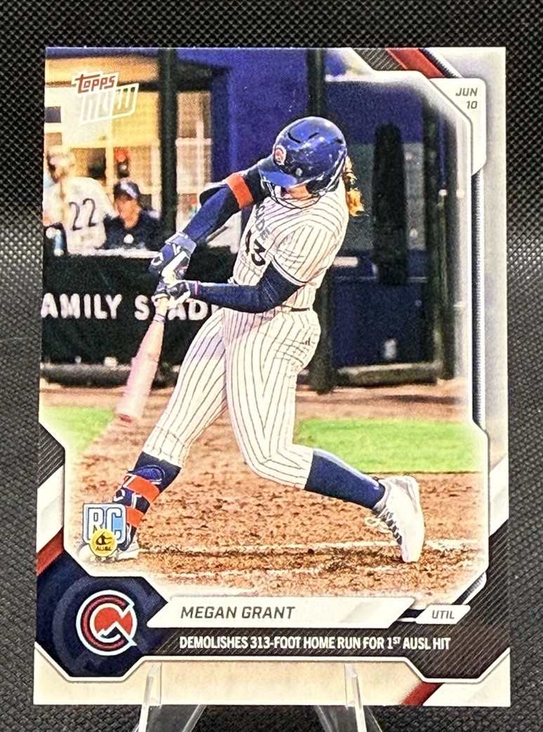 2026 Topps Now AUSL Softball #5 Megan Grant Rookie Card Portland Cascade
