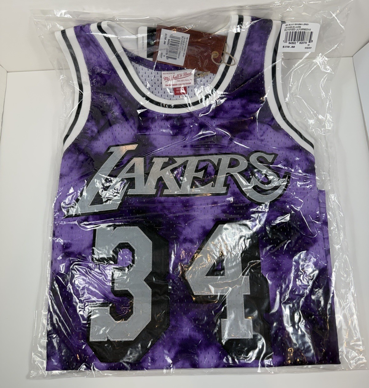 Mitchell & Ness Los Angeles Lakers Shaquille O’ Neal #34 Galaxy Jersey Men’s M