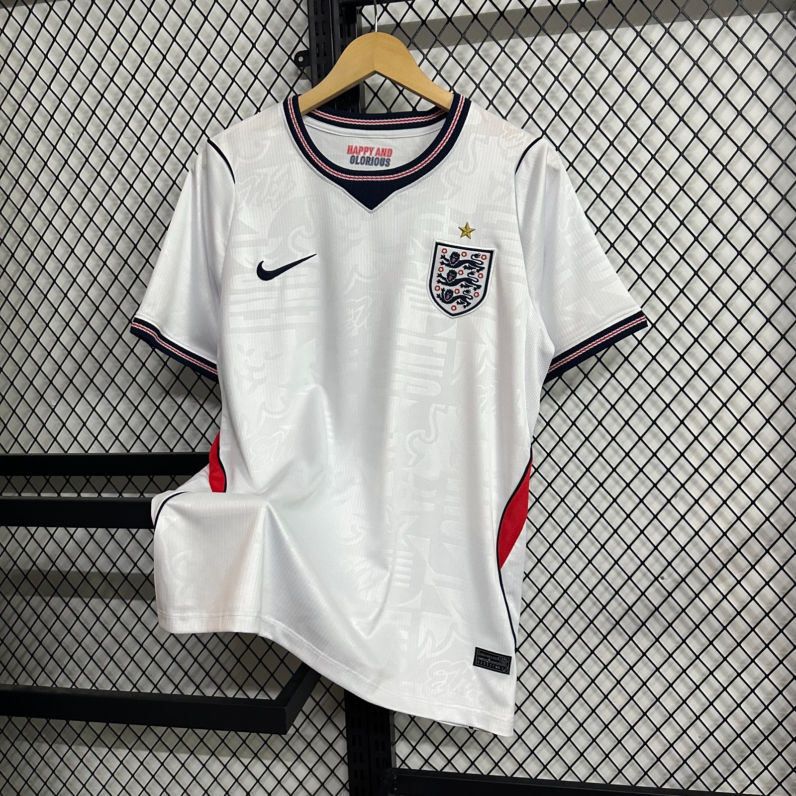 ENGLAND 2026 JERSEY-HOME-FIRST JERSEY-WHITE COLOR-FANS JERSEY-WORLD CUP