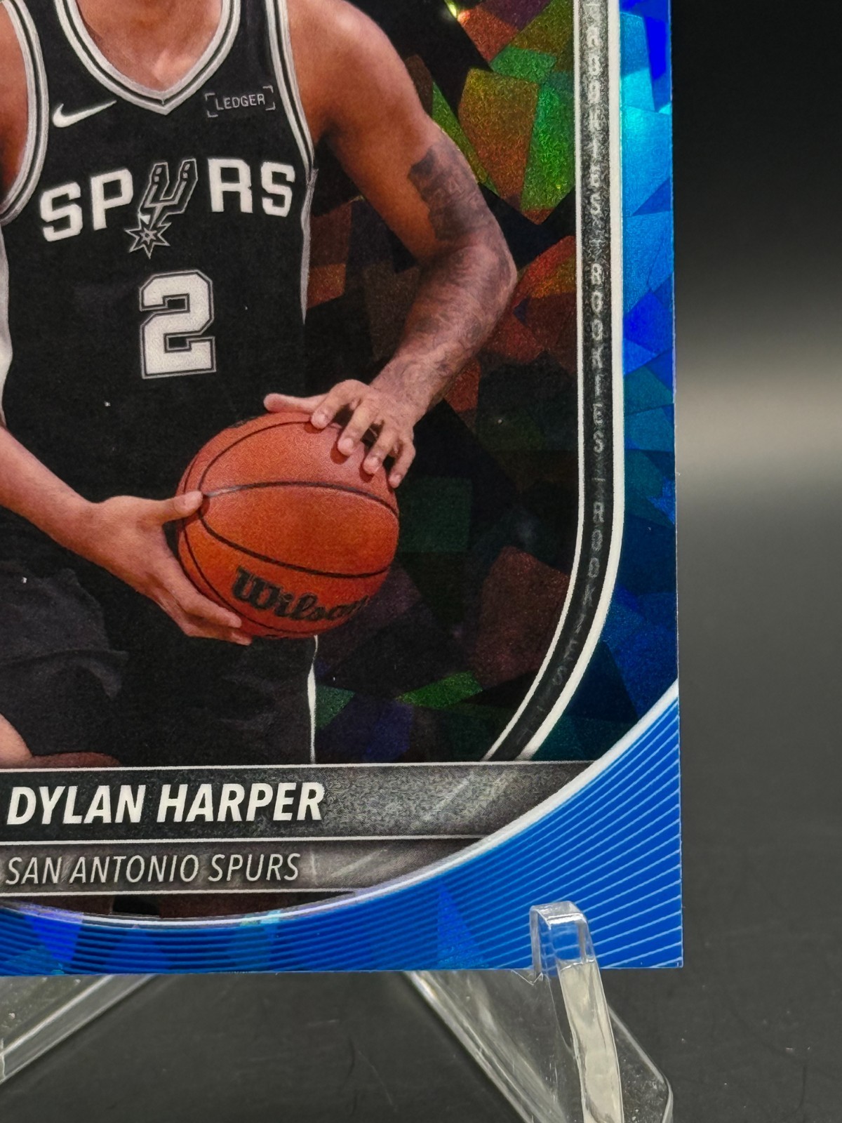 2025 Bowman Sapphire Dylan Harper Chrome RC Rookie #BCV-2 Spurs