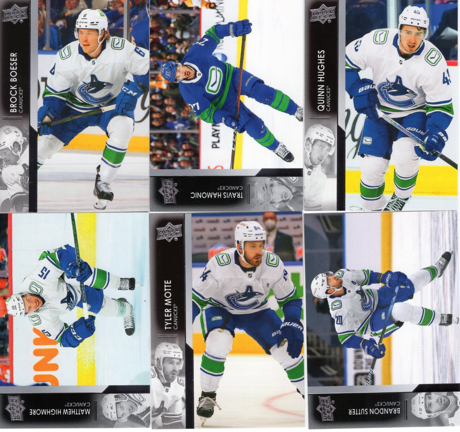 Vancouver Canucks ~ Upper Deck Team Sets ~ You Pick the Set