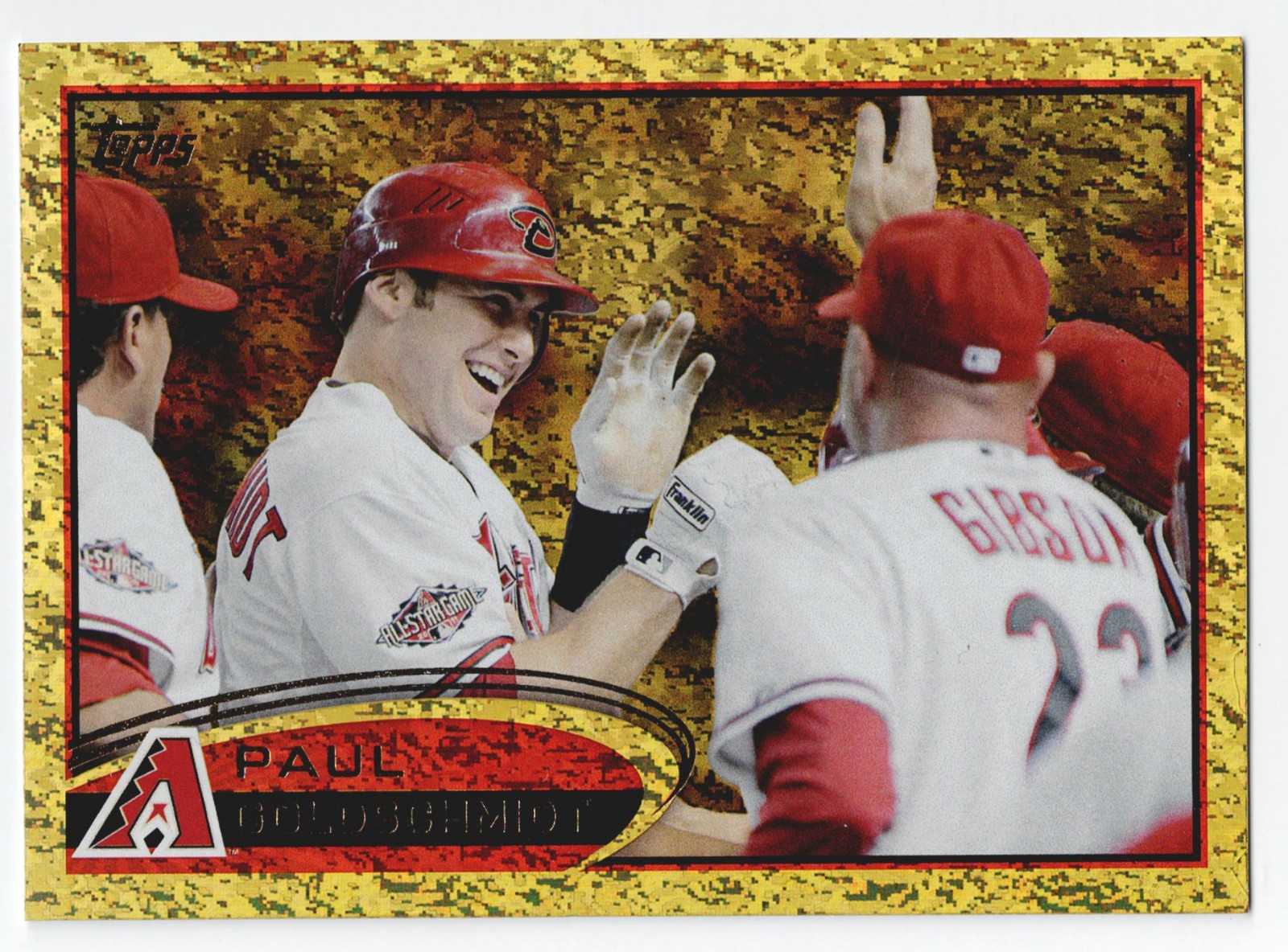 2012 Topps Series 2 Paul Goldschmidt Gold Sparkle Foil #608 Diamondbacks