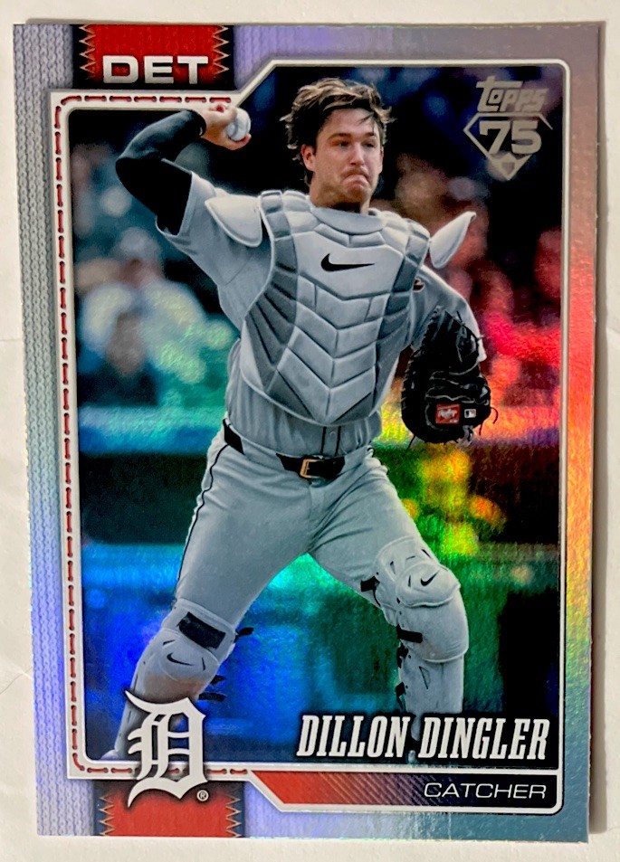 Dillon Dingler Rainbow Foil! Series Two #351 – Tigers