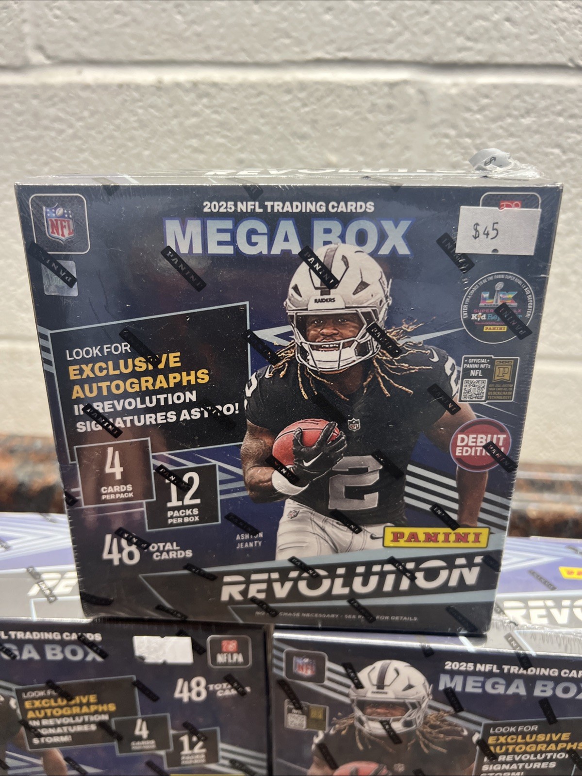 LOT OF 3 2025 Panini Revolution Football Mega Box Sealed New FREE SHIPPING