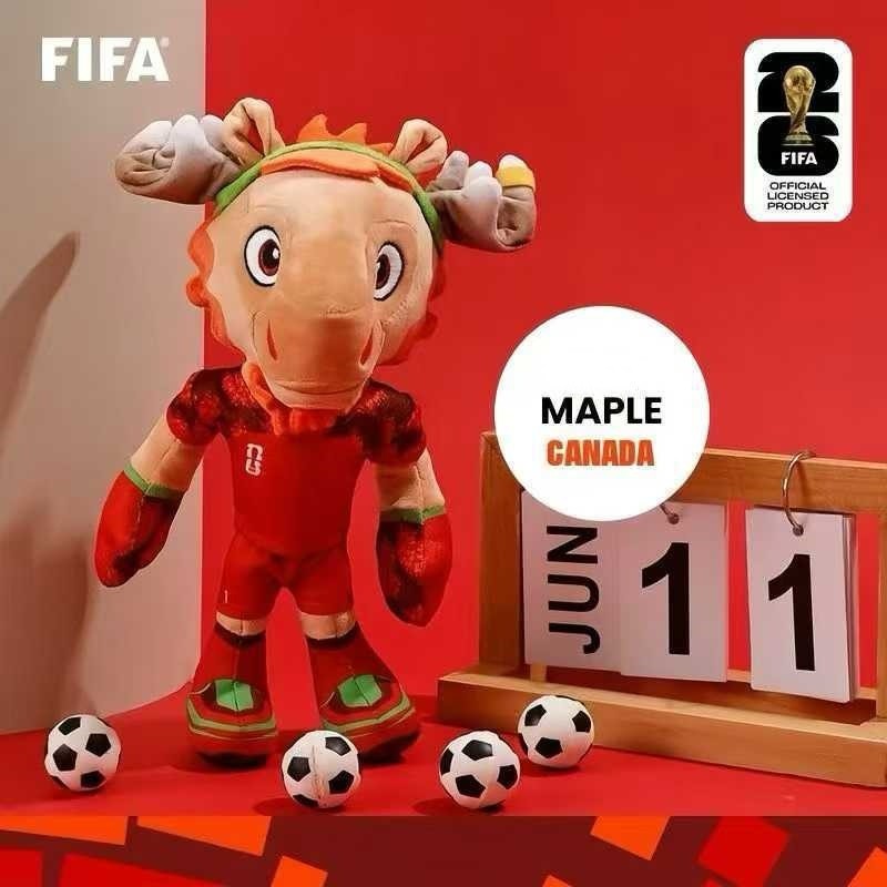 2026 FIFA World Cup Canada/Mexico/United States Mascots Plush Doll 20cm
