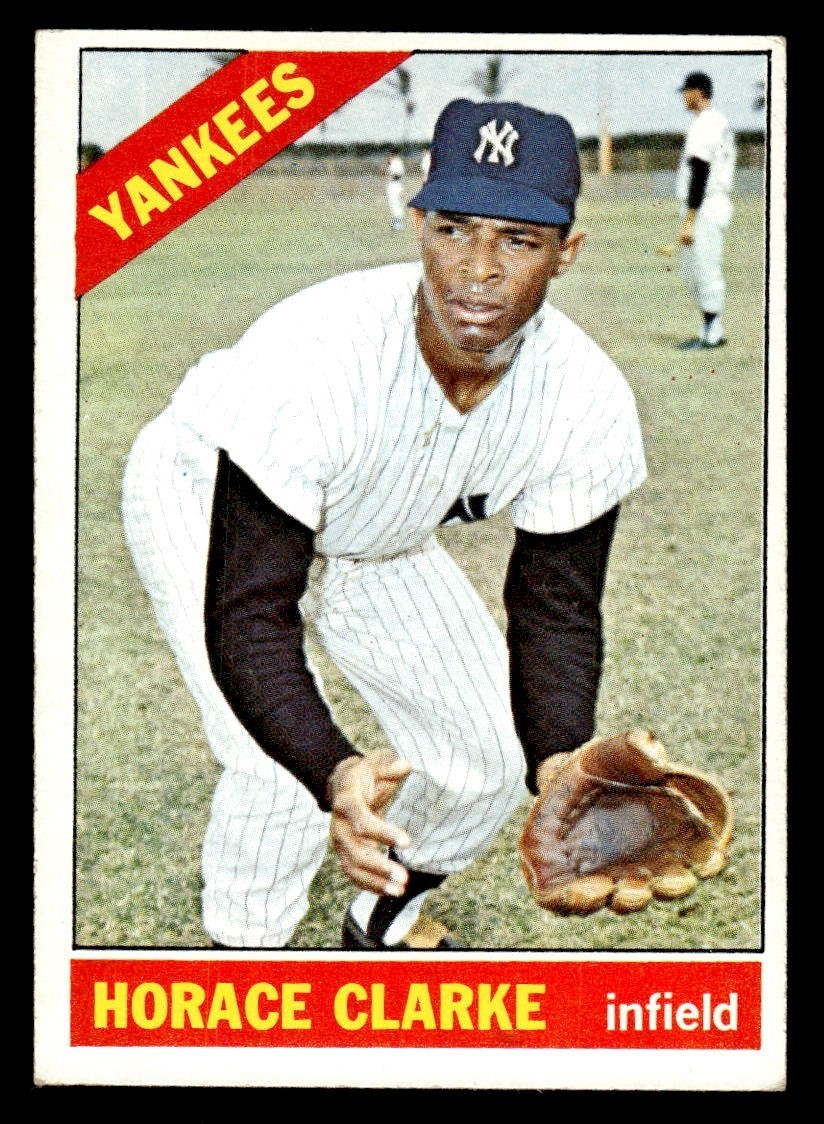 1966 Topps Baseball #547 Horace Clarke EX *g1