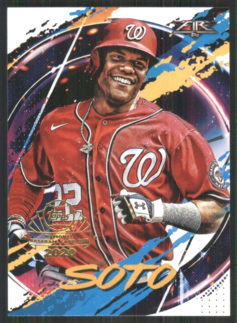 2020 Topps Chrome Topps Fire Preview #FP-6 Juan Soto Washington Nationals TW1299