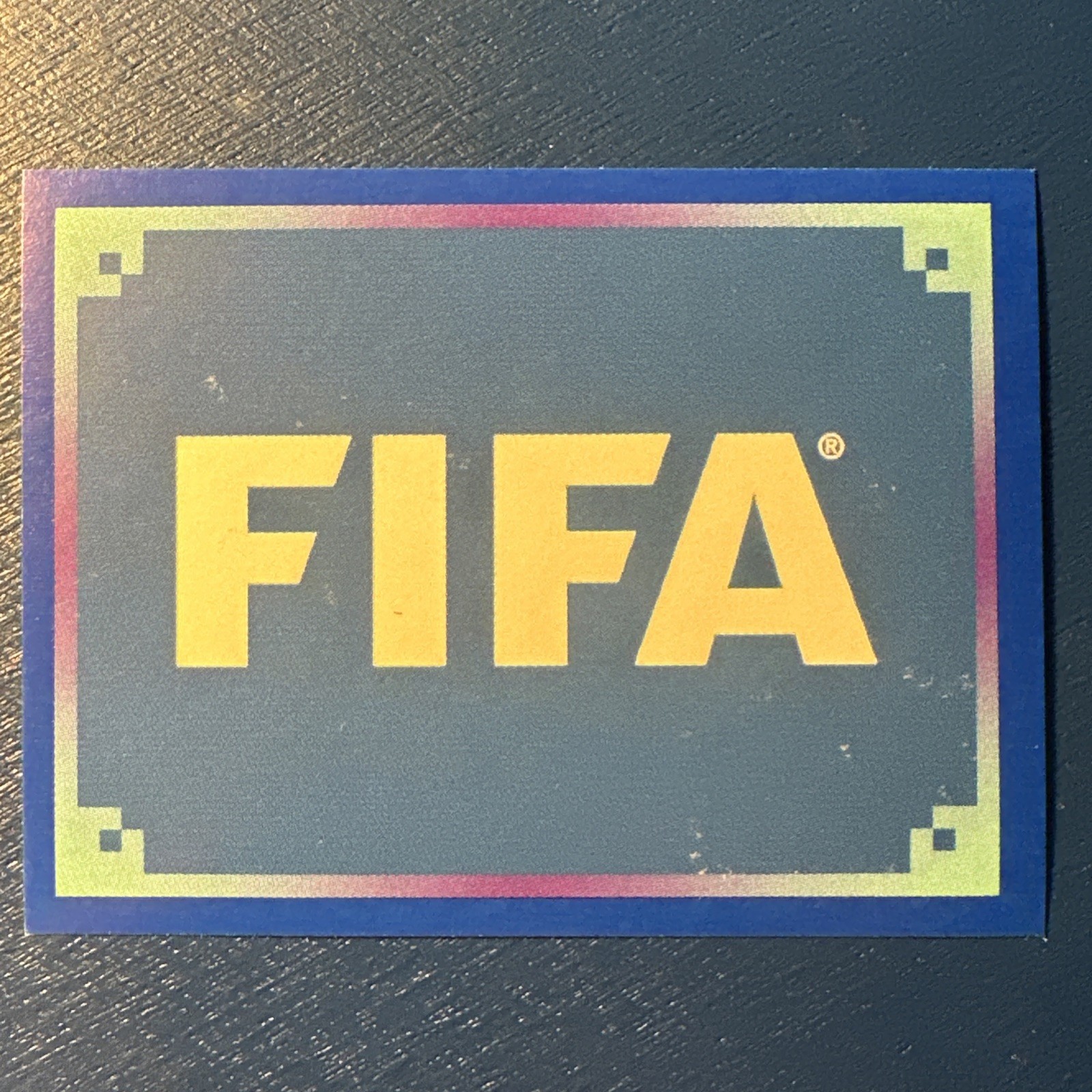 2022 Panini FIFA World Cup Qatar Sticker – FWC1 BLUE PARALLEL OFFICIAL FIFA LOGO