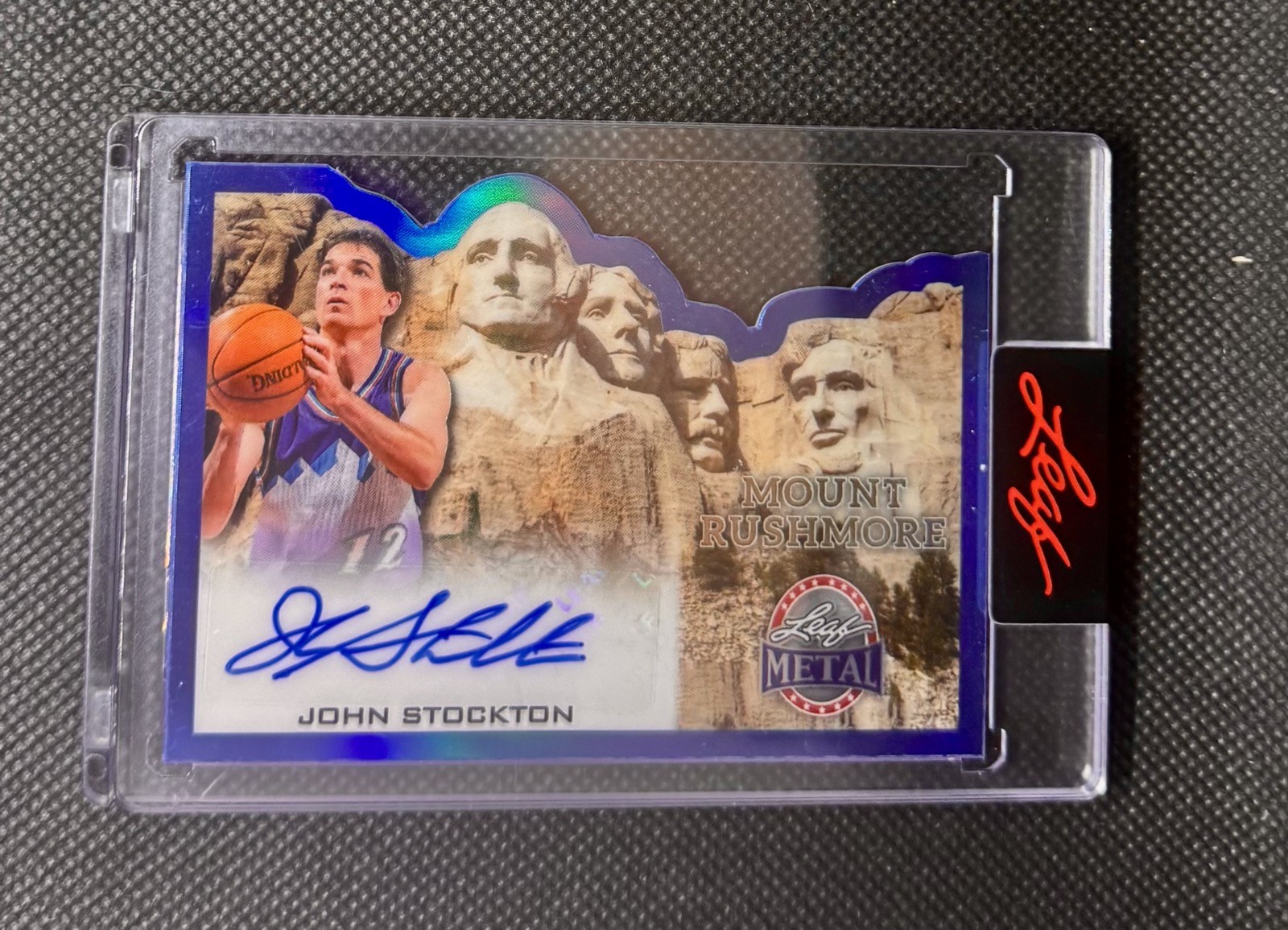 2026 JOHN STOCKTON LEAF PRESIDENTS DAY AUTO 1/3 Autograph (‘eBay 1/1’) JAZZ