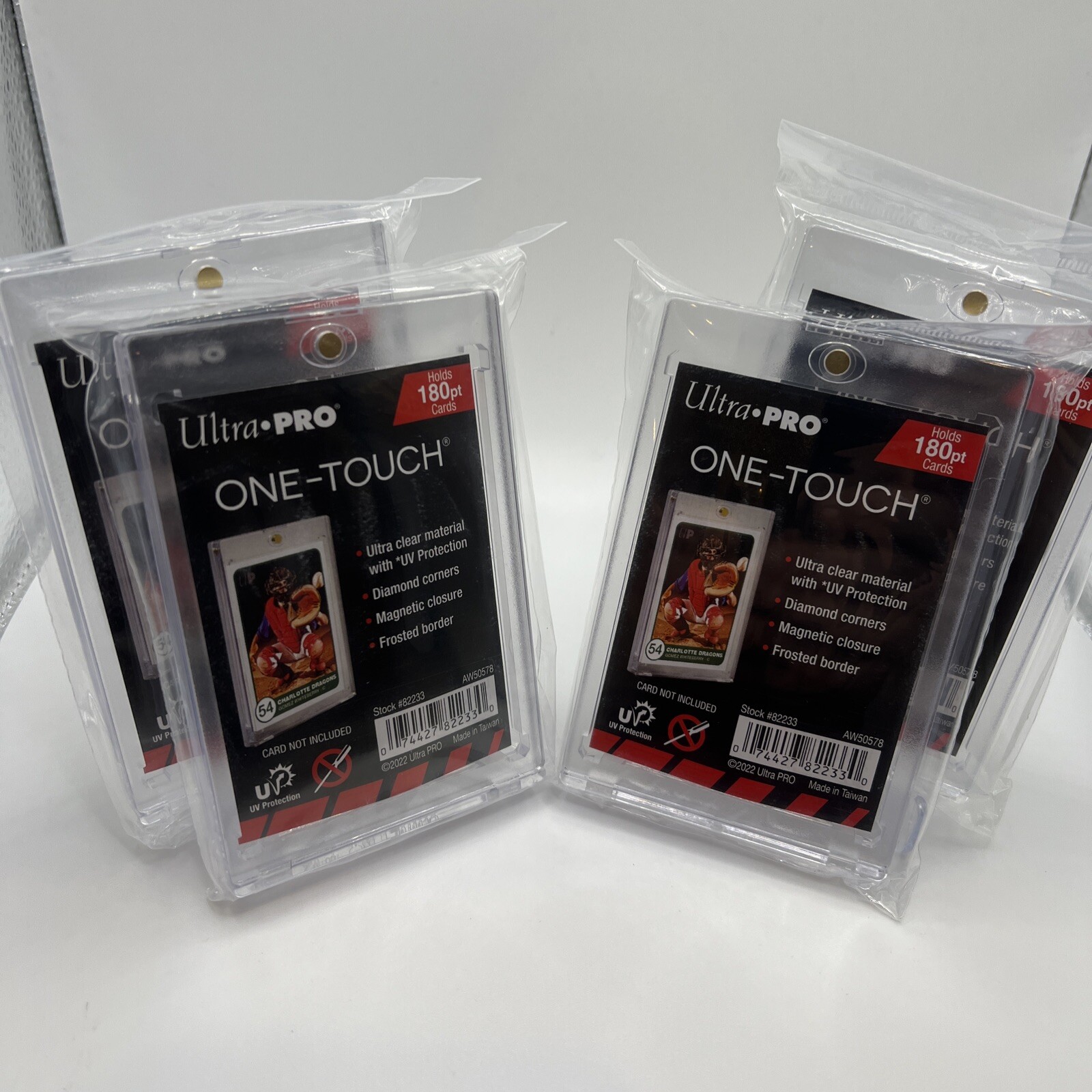 Ultra Pro One-Touch Thick Card 180pt Point Magnetic Card Holder – LOT of 4