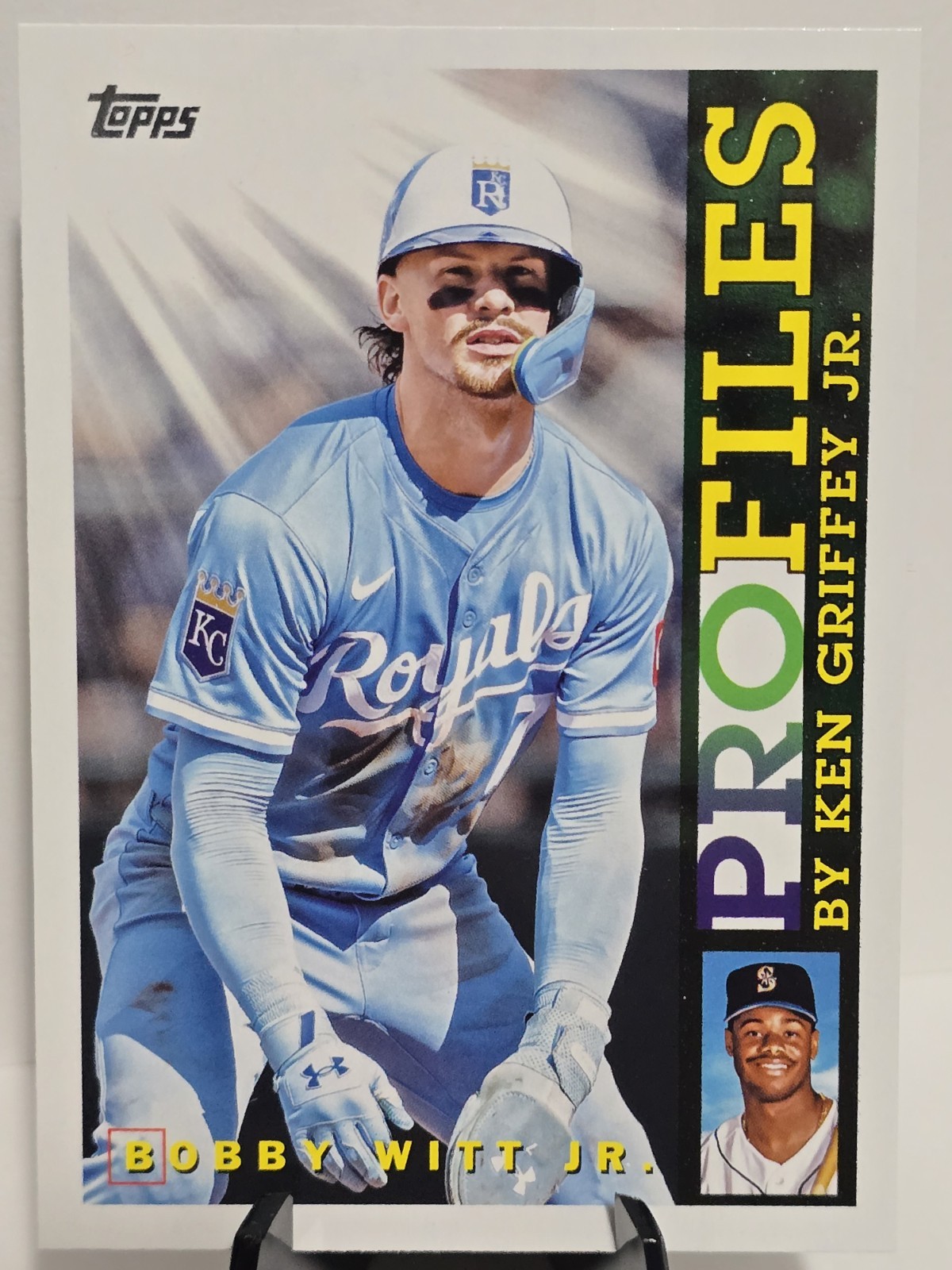 2026 Topps Series 1 Bobby Witt Jr Ken Griffey Jr Profiles TP-16 KC Royals