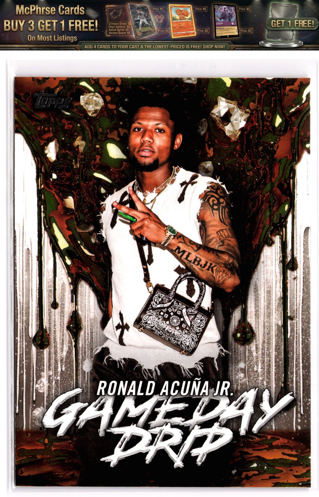 2026 Topps #GD-6 Ronald Acuna Jr. Gameday Drip