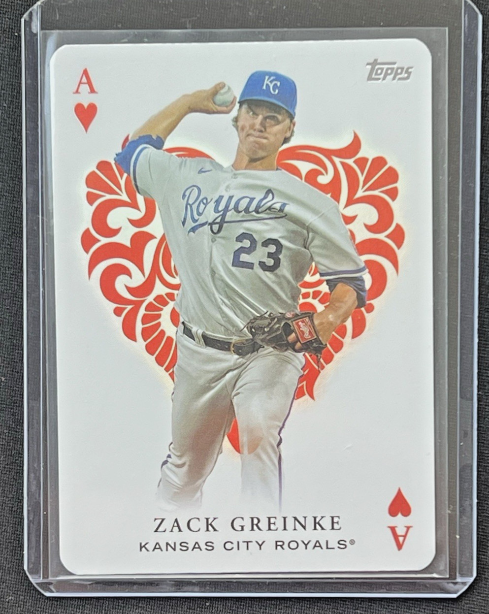 2023 Topps Update Blue ZACK GREINKE Kansas City Royals ALL ACES #AA-72 BLUE BACK