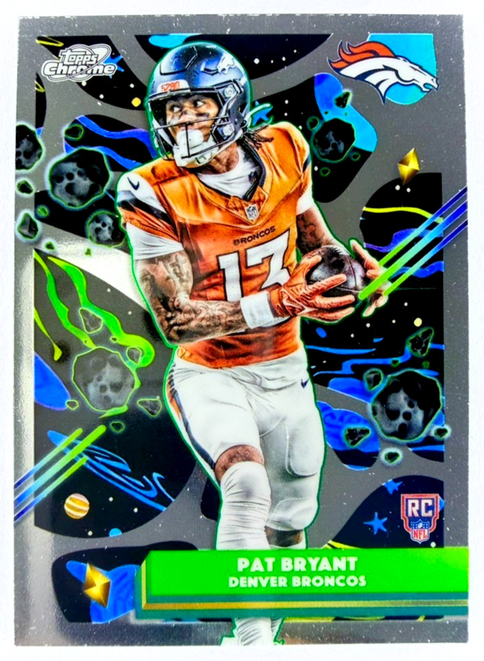 2025 Topps Cosmic Chrome PAT BRYANT #133 RC Rookie Base – Denver Broncos