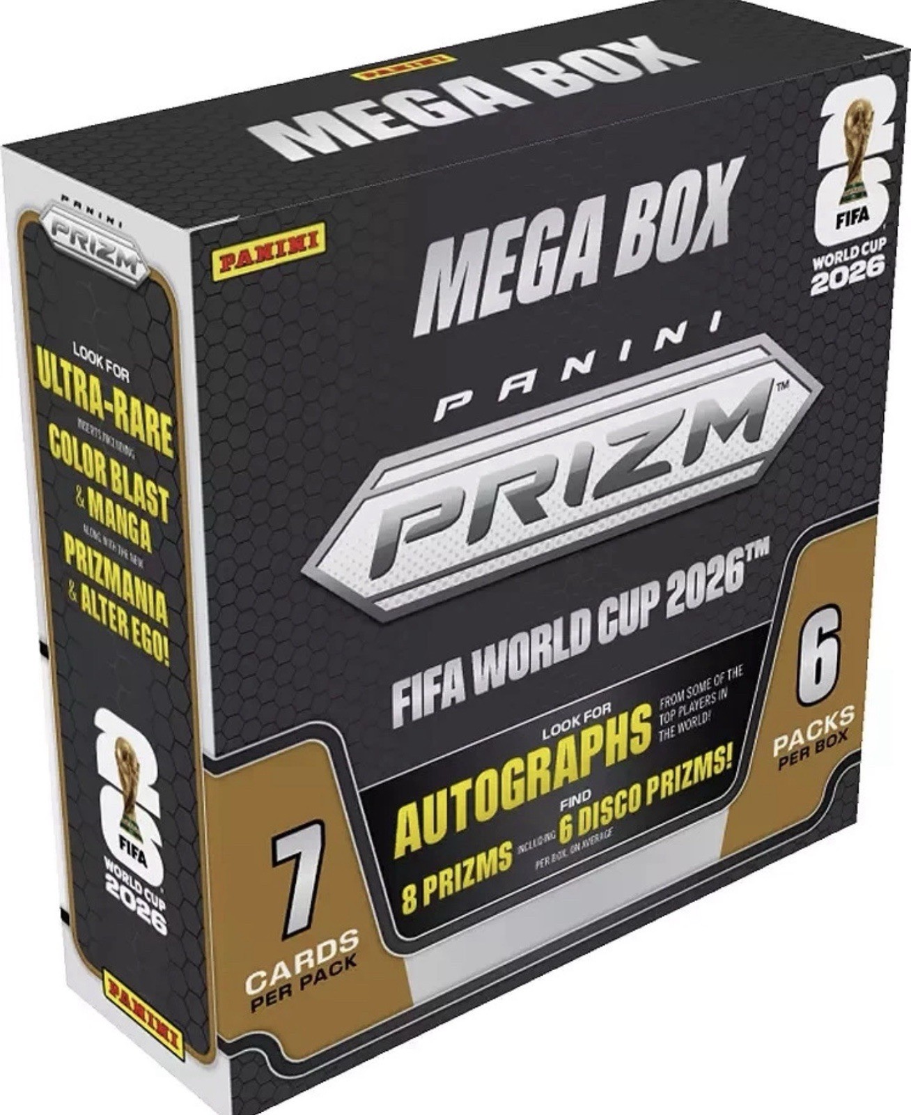 2026 Panini PRIZM FIFA World Cup Retail Mega Box Brand New PRESALE QTY