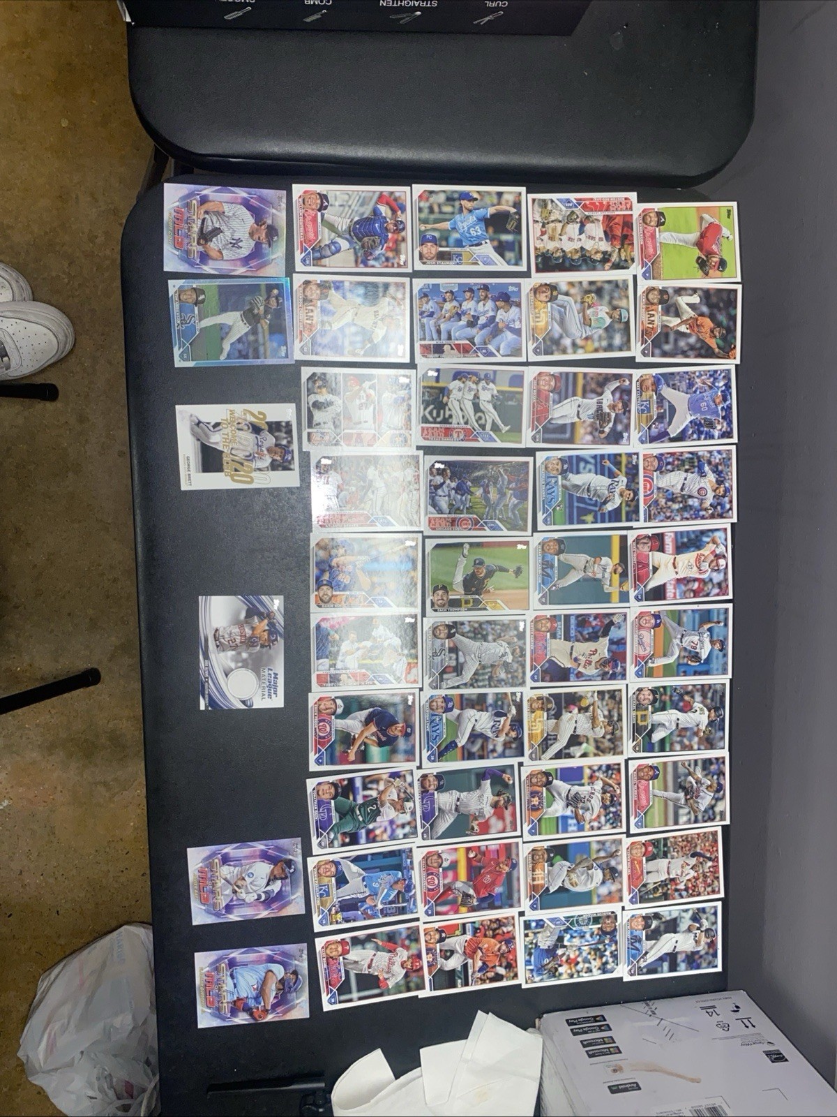 46 Topps MLB cards – relic, foils, inserts, stars🔥 deal. NO RETURNS ACCEPTED