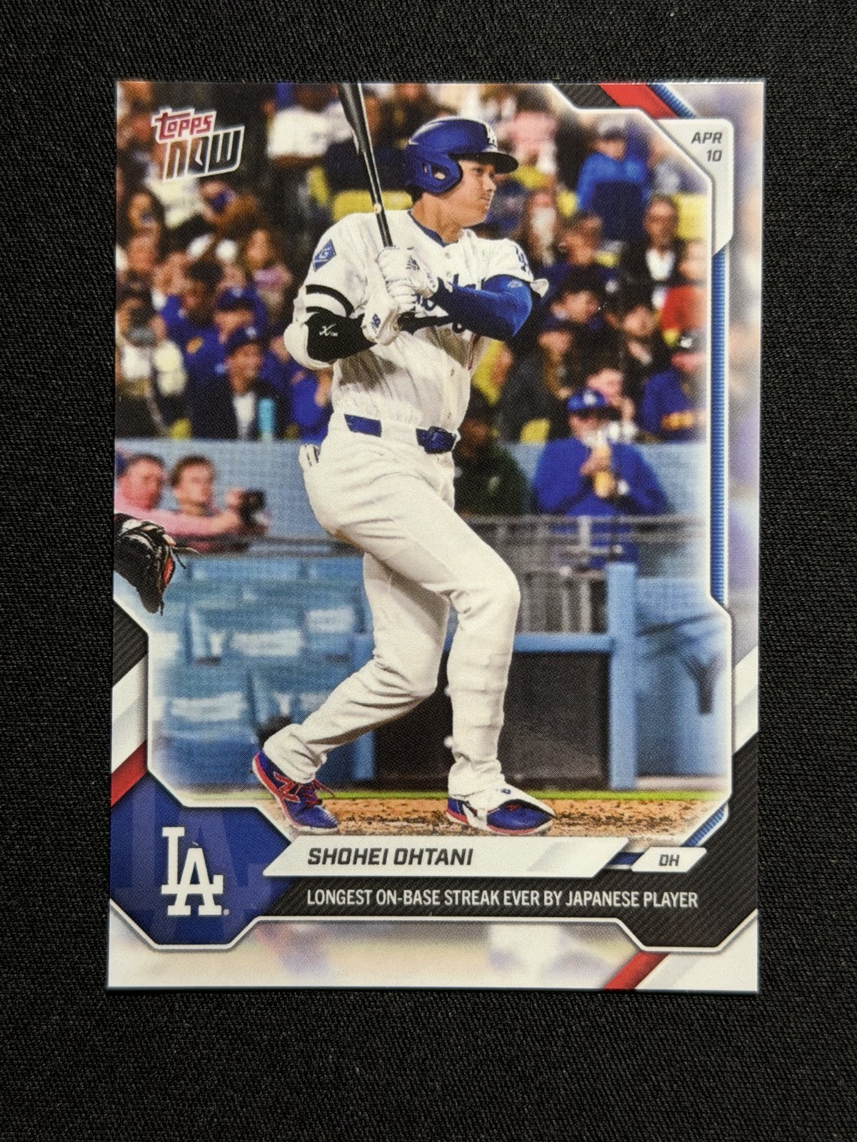 2026 Topps Now #71 • Shohei Ohtani • Longest On-Base Streak by Japanese Player