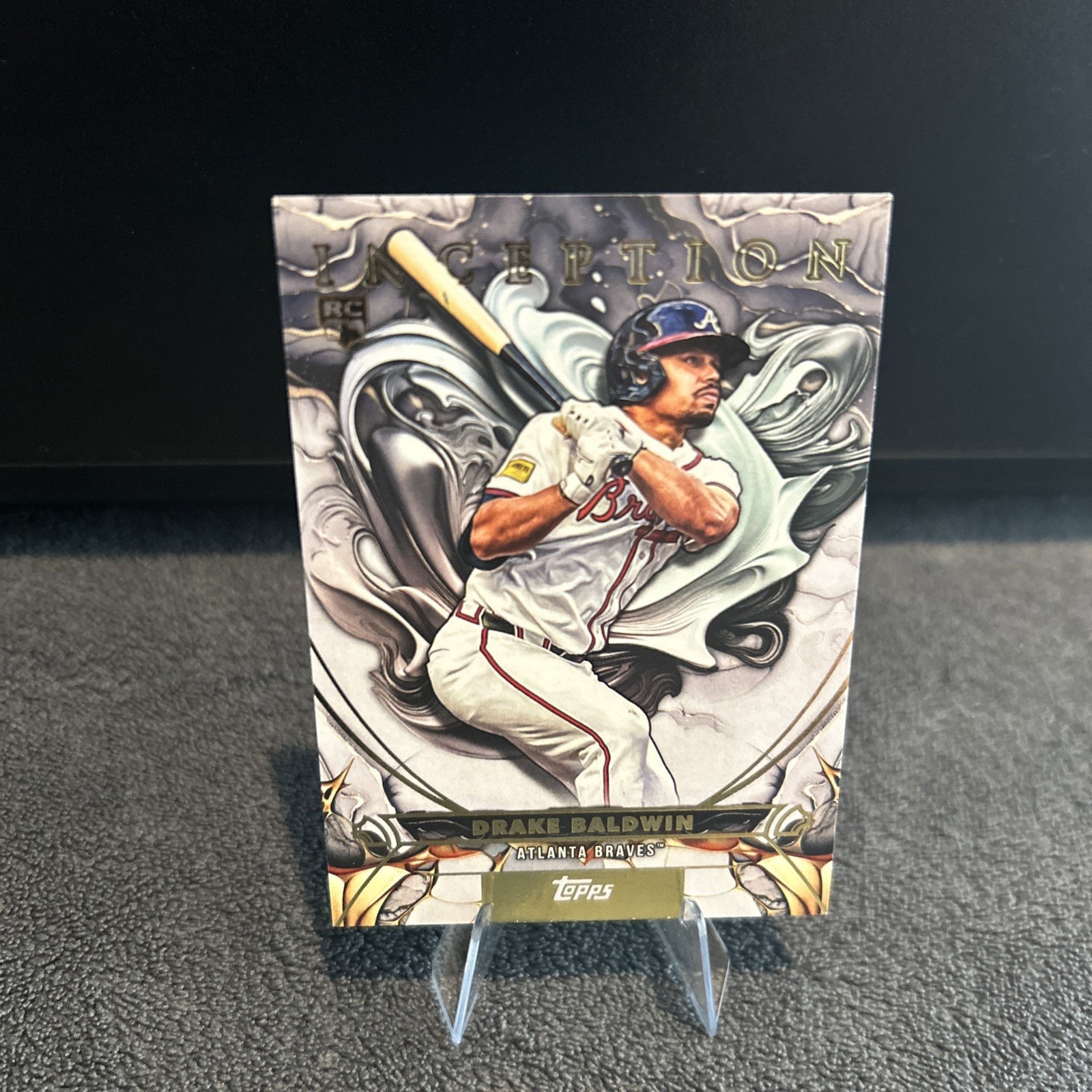 2025 Topps Inception Baseball #105 Drake Baldwin Short Print Rookie Card Braves