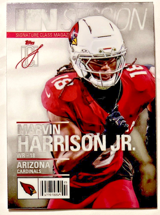 Marvin Harrison Jr. Signature Class In Session! IS-1 Cardinals