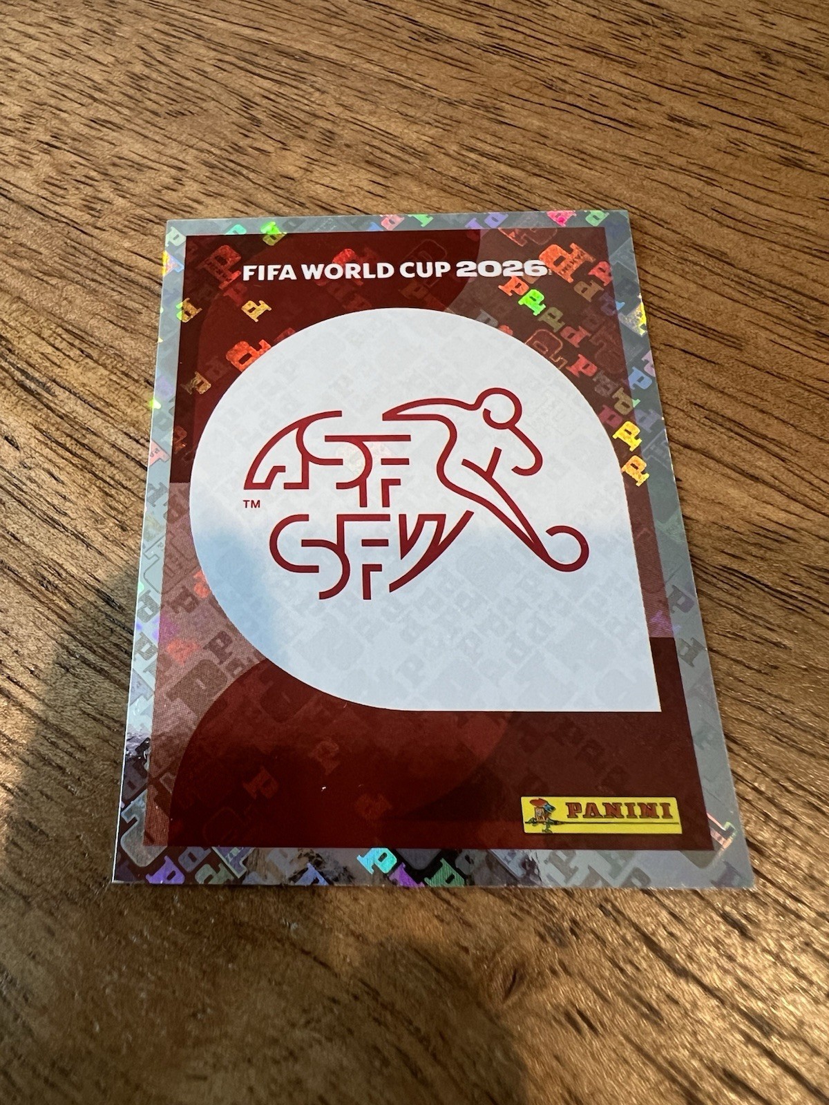 Panini FIFA World Cup 2026 Sticker SUI 1 Switzerland Club Badge/Logo