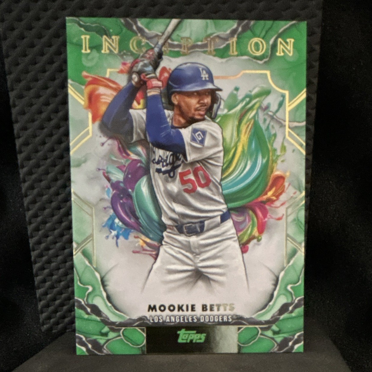 Topps 2025 Inception Mookie Betts Los Angeles Dodgers #37 Green