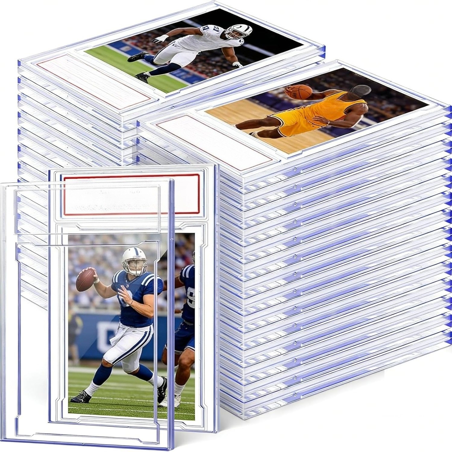 200PCS Empty Graded Card Holder For Trading Cards Protector Case PSA Style Slab