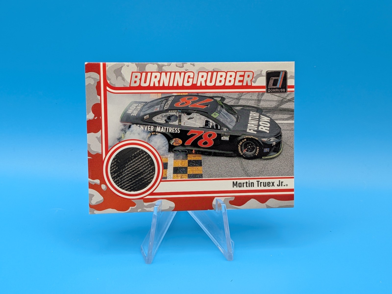 Martin Truex Jr 2026 Panini Donruss Racing NASCAR Burning Rubber Base Relic