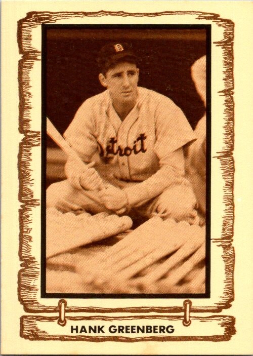 1980 Cramer Baseball Legends Series 1 #30 Hank Greenberg