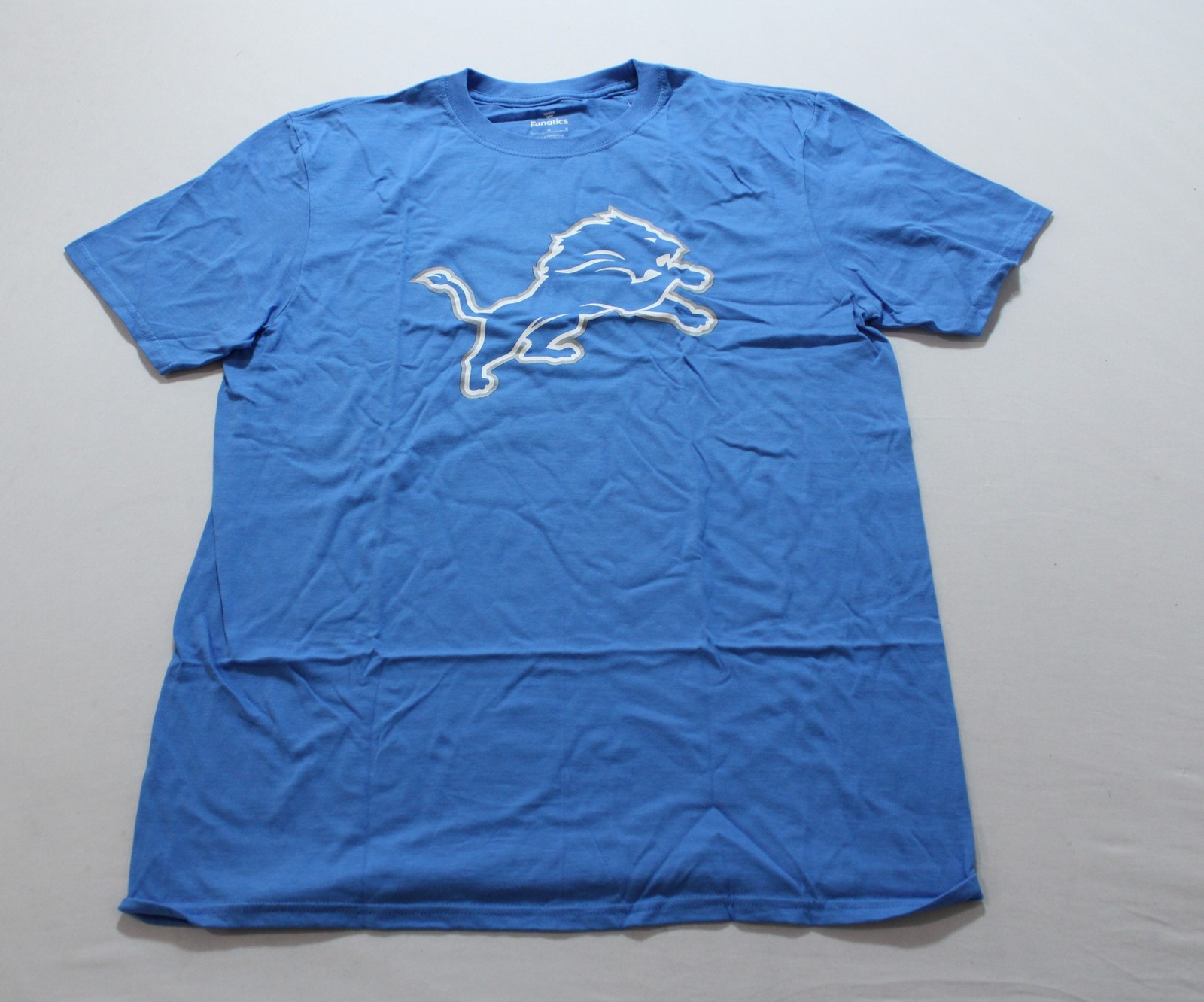 Detroit Lions Unisex Adult’s Fanatics S/S Allen T-Shirt EJ3 Sport Blue Large NWT