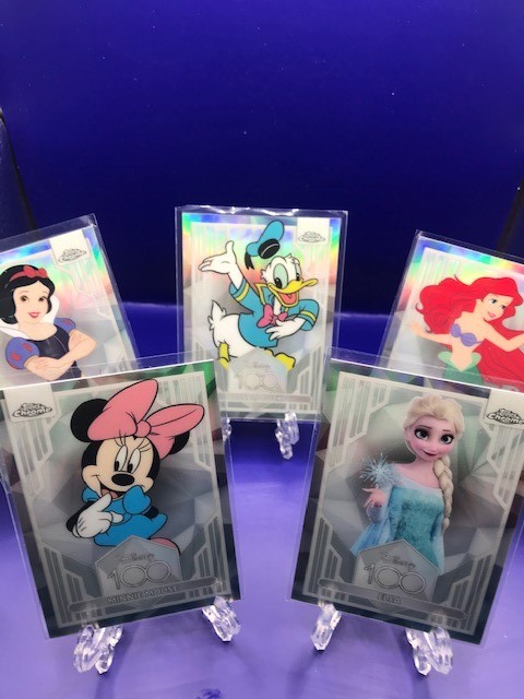 2023 Topps Chrome Disney 100 Years Refractor Reloaded! 2nd card free ship!