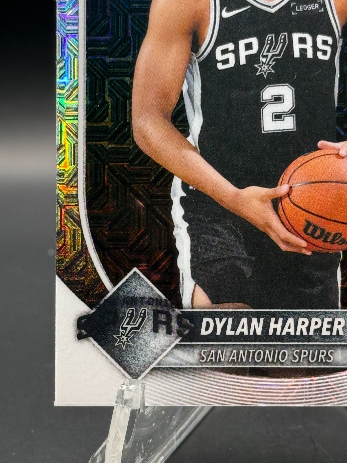 Dylan Harper 2025-26 Bowman Chrome RC MOJO Refractor Spurs Rookie #BCV-2🔥🔥