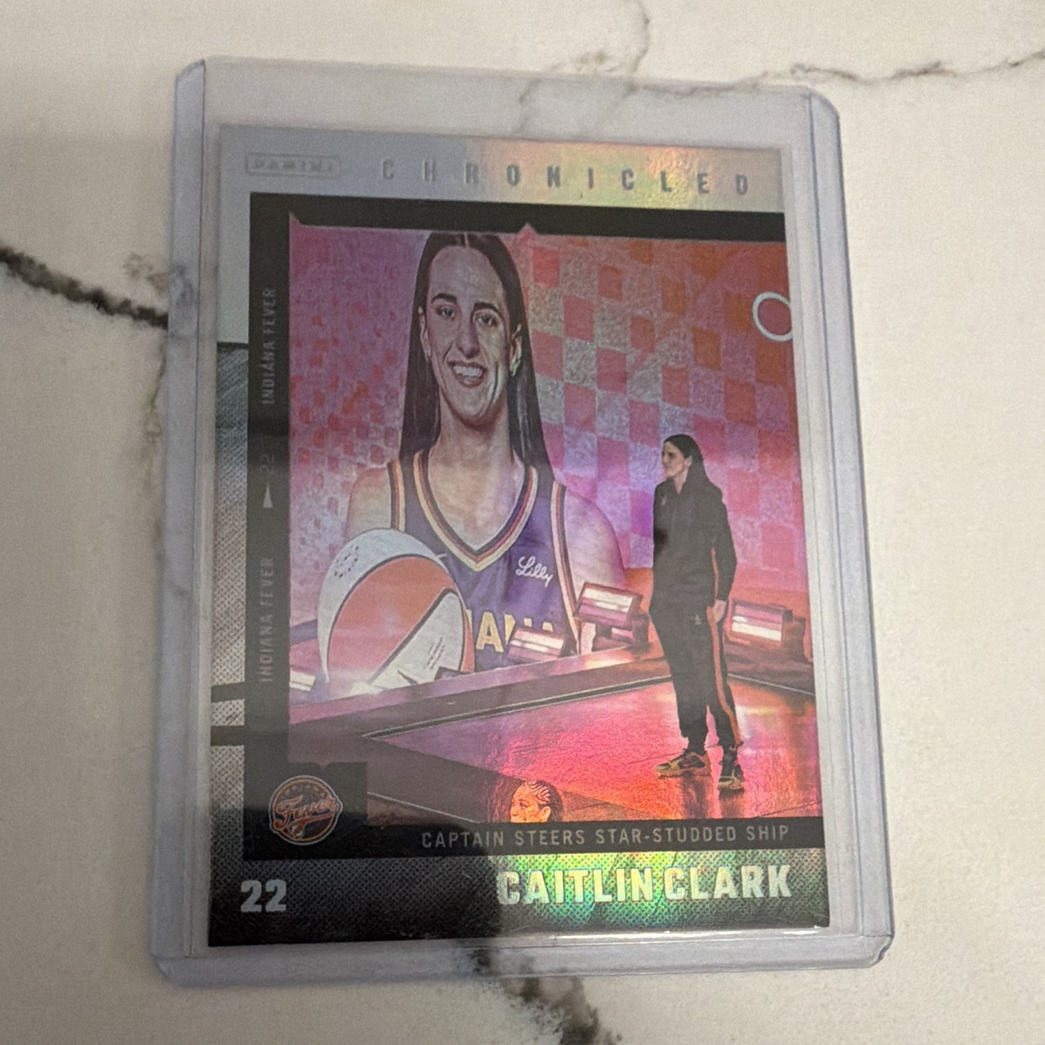 Panini 2025 Caitlin Clark Chronicled Chronicles Insert #41 Indiana Fever WNBA