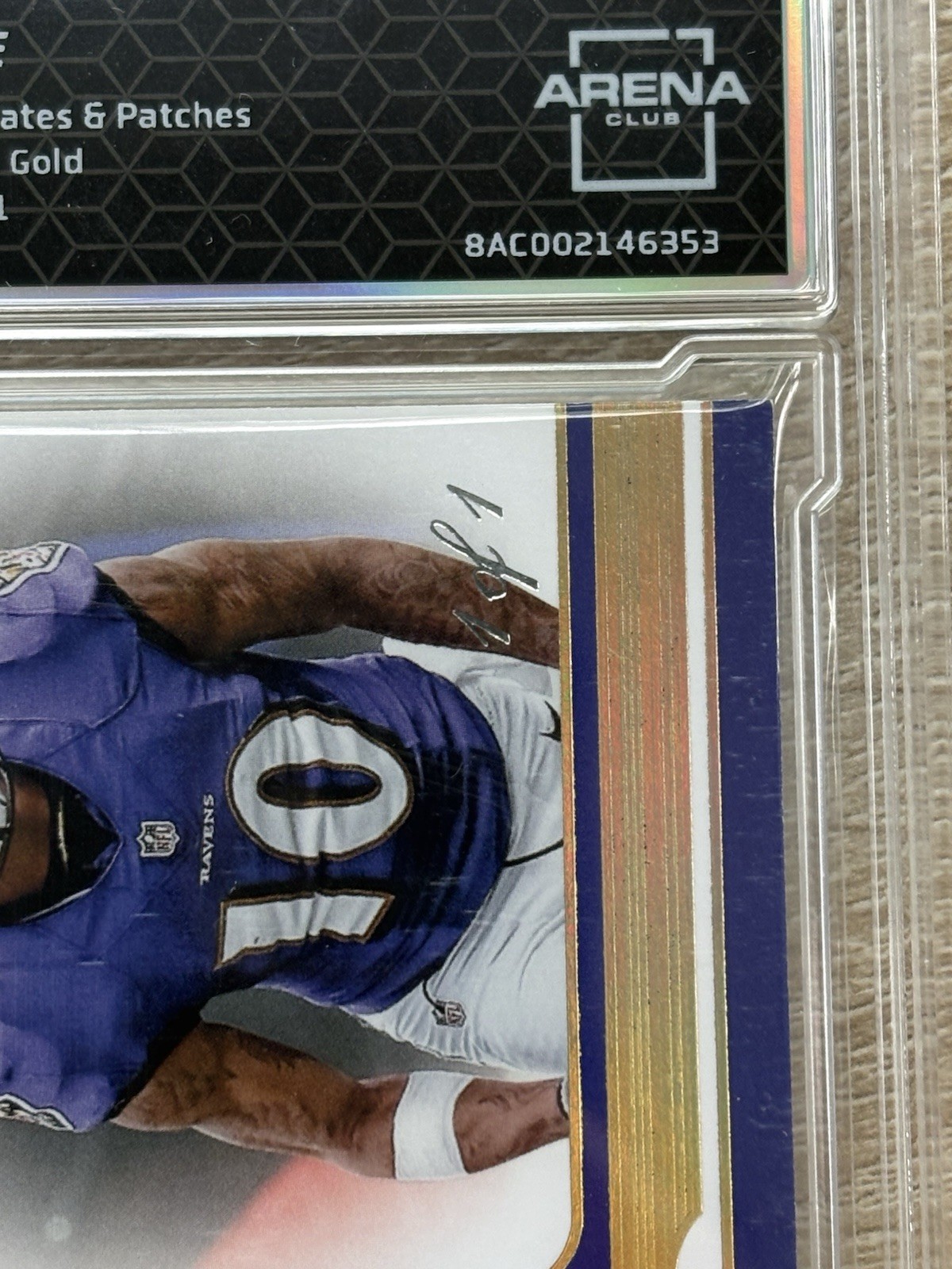 2016 Plates & Patches Chris Moore NFL Shield 1/1 Baltimore Ravens 1 Of 1 Quad