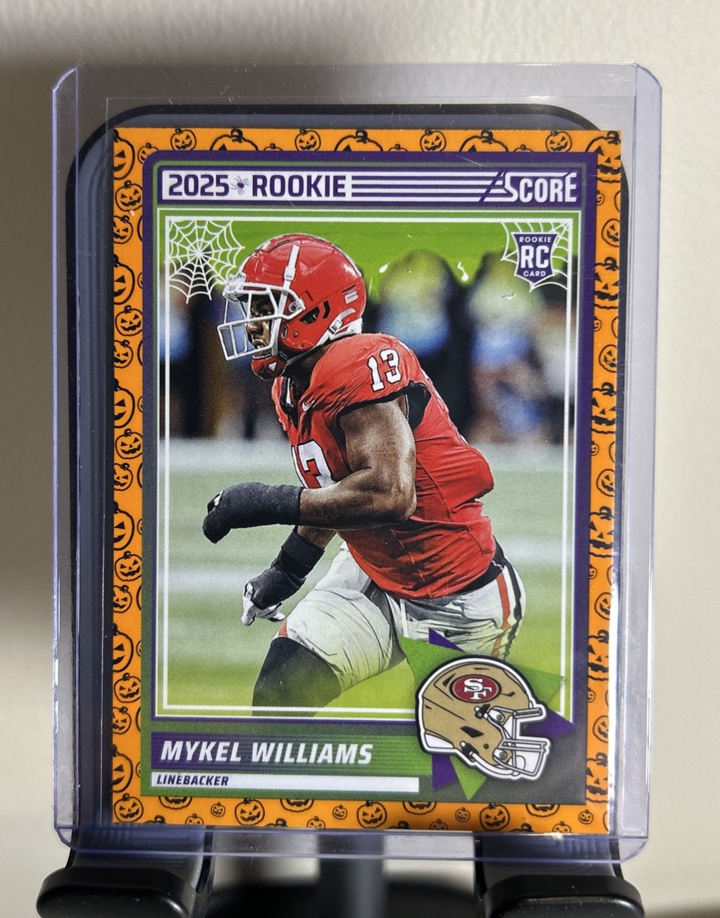 2025 Score – Rookies Mykel Williams #28 Pumpkin (RC) 49ers