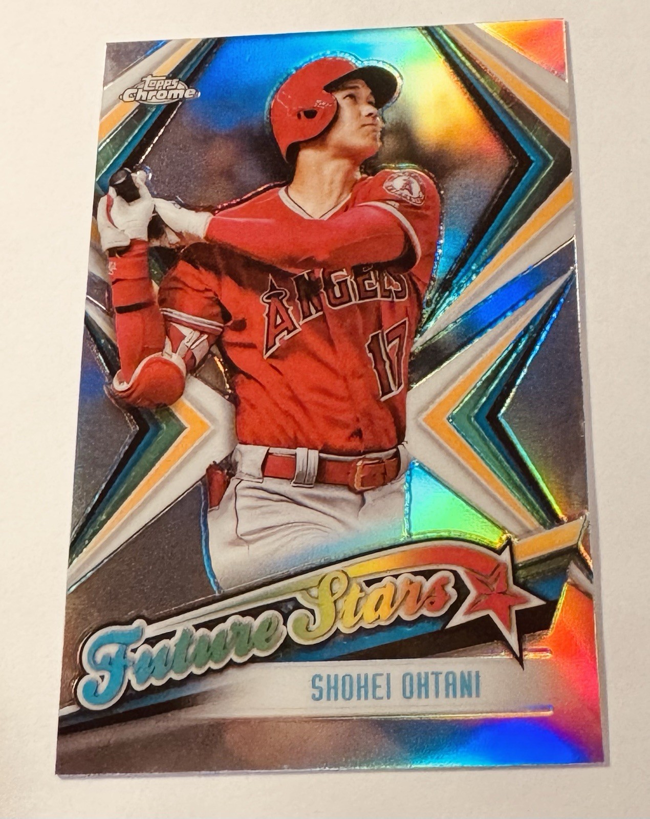 Topps 2019 Chrome Shohei Ohtani Future Stars #FS-1 Angels Baseball Card