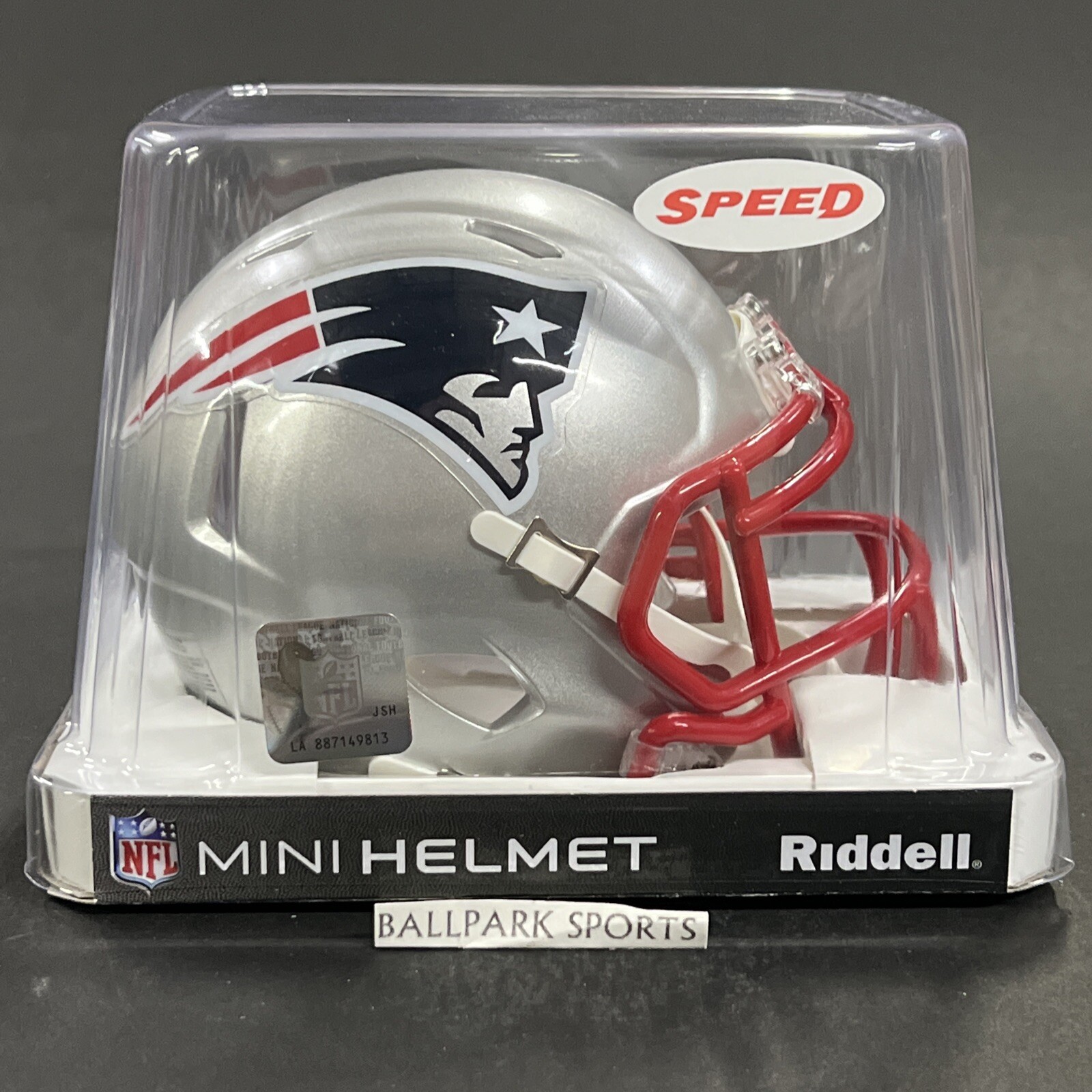 New England Patriots Speed Mini Helmet Riddell NFL Licensed Brand New!
