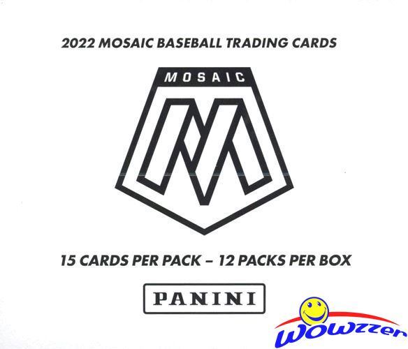 2022 Panini Mosaic BASEBALL EXCLUSIVE MASSIVE JUMBO FAT CELLO Box-180 Cards!
