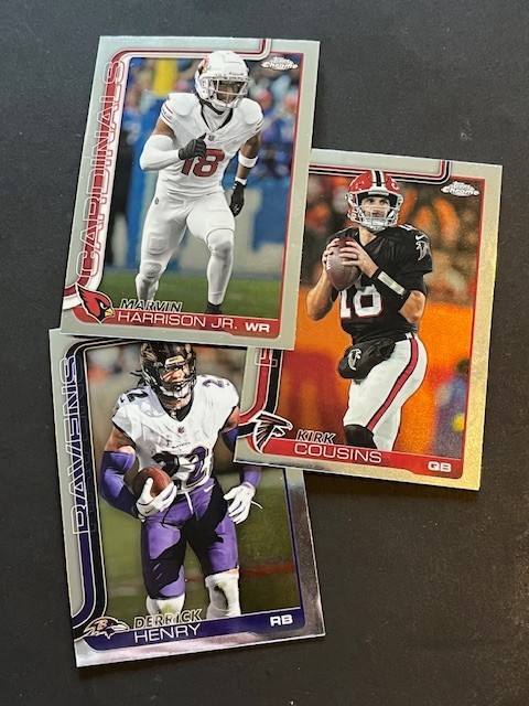 2025 Topps Chrome Football Base 1-400 BX033