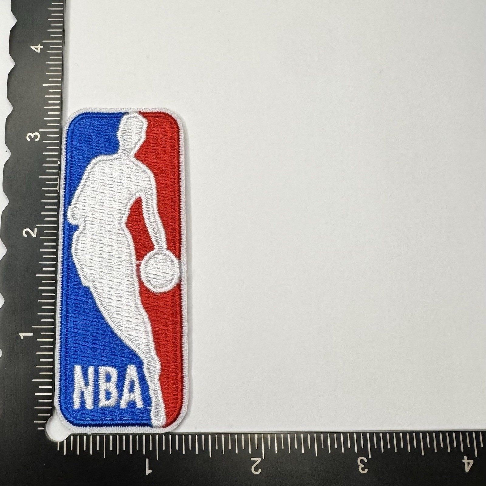 Basketball NBA Logo 3 inch Iron On Embroidered Patch, Jerry West