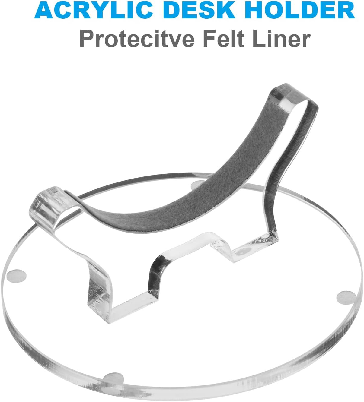 Desktop Baseball Bat Stand Acrylic Display Holder for 2-5/8” Barrel Size
