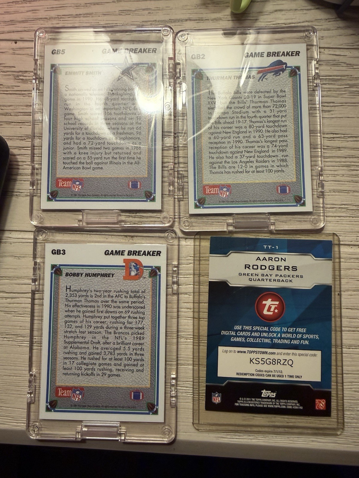 Solid little group of NFL inserts