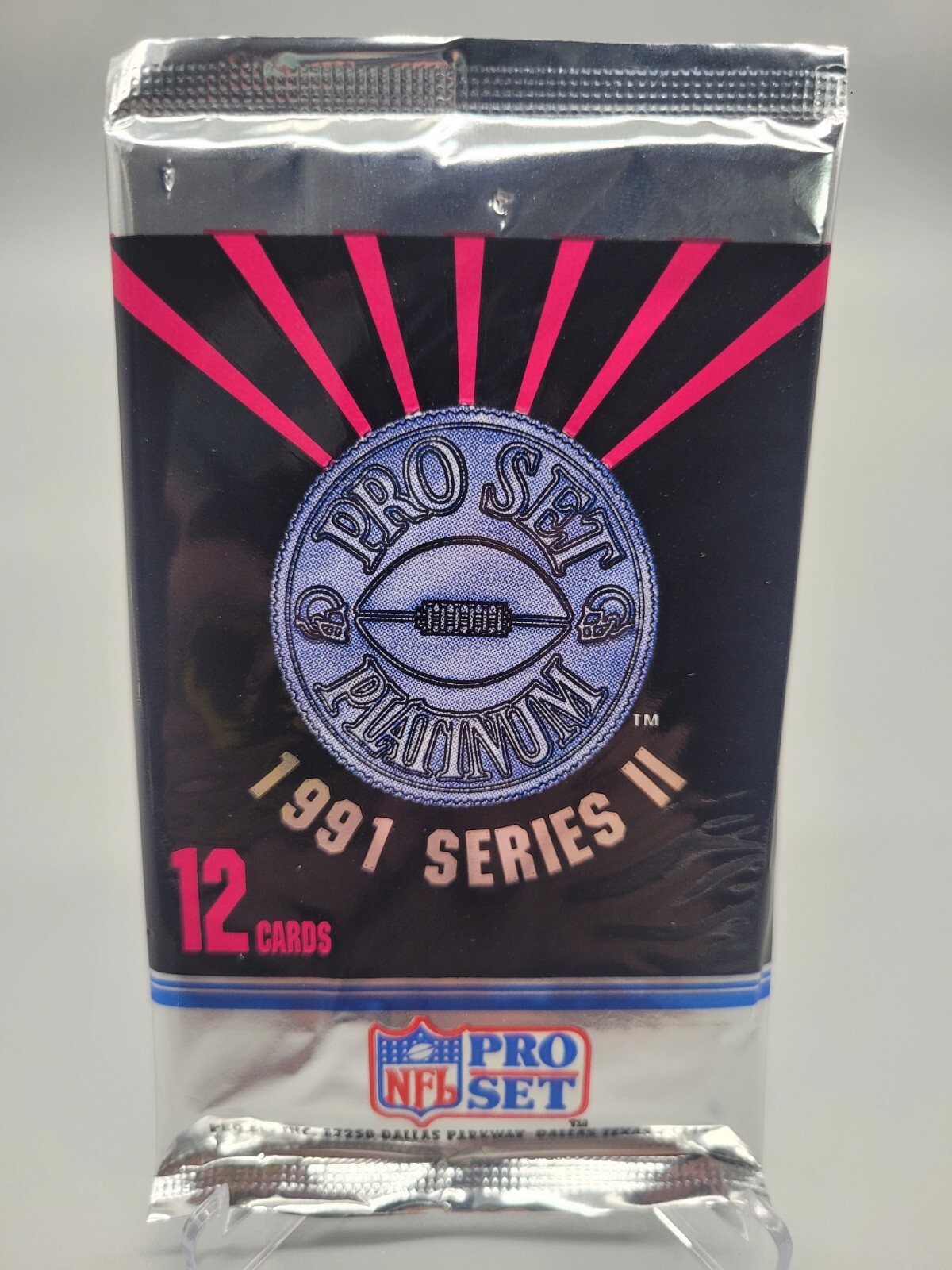 1991 PRO SET PLATINUM SERIES 2 II SEALED PACK ONE (1) SINGLE FOOTBALL CARDS NFL