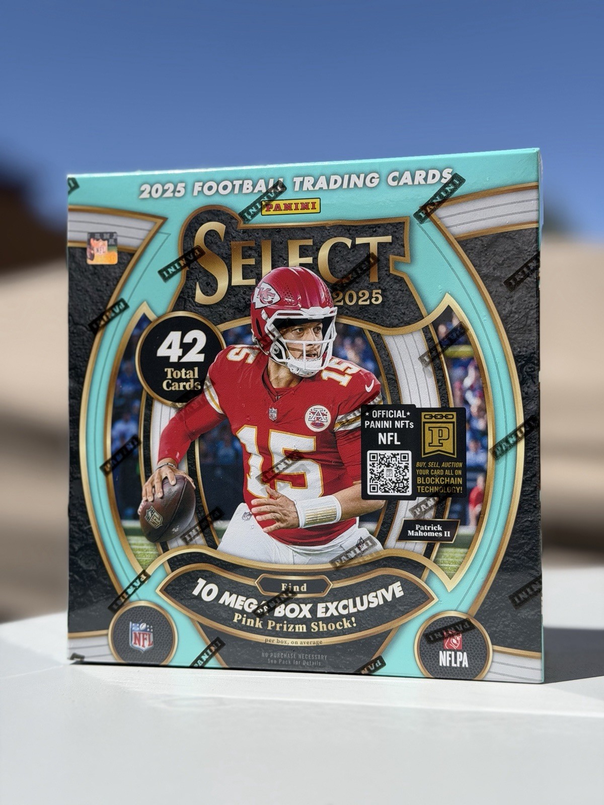 2025 Panini Select Football Factory Sealed MEGA Box – Pink Prizm Shock Parallels